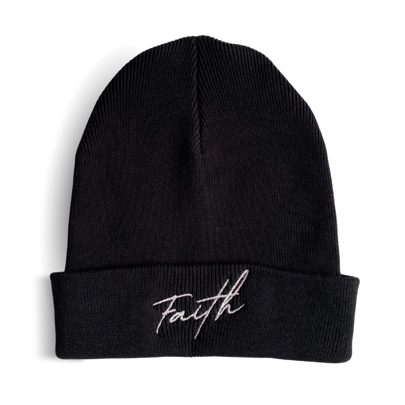 Faith-on-Cotton-Faith-Beanie-Unisex-Men-and-Women-Black-White-Embroidery-1-beanie